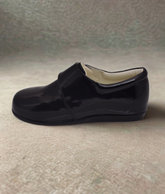 Prince Black Shoes for Baby Boy by Velcro - Harpers